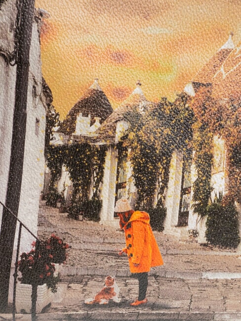 YESBAG Geantă de umăr viața în trulli - Genți femei