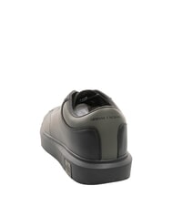 ARMANI EXCHANGE ACTION Tenisi din piele himeră neagră - Pantofi bărbați - 4