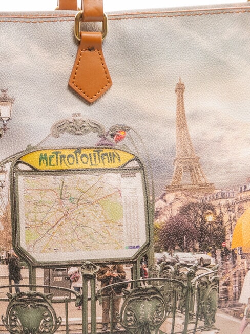 YESBAG Geantă de umăr Metroul din Paris - Genți femei