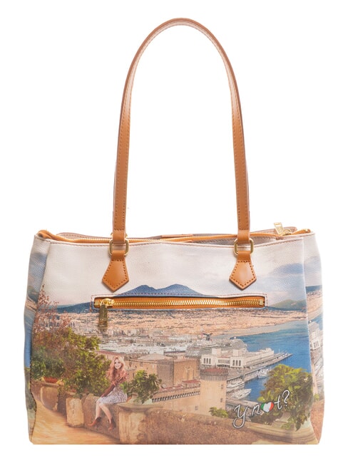 YESBAG Geantă de umăr imprimată lămâi - Genți femei