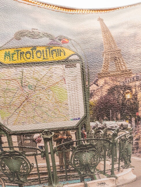 YESBAG Geantă de umăr Metroul din Paris - Genți femei