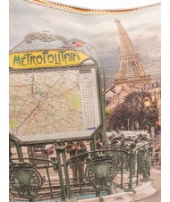 YNOT YESBAG Geantă de umăr Metroul din Paris - Genți femei - 3