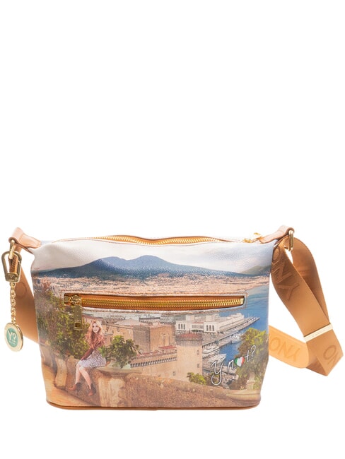 YESBAG Geantă de umăr medie lămâi - Genți femei