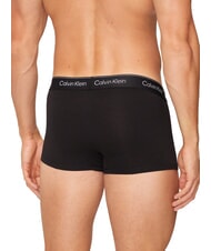 CALVIN KLEIN CK 3 boxeri elastici cu logo lurex b- argintiu, roșu, lurex argintiu lgs - Slip pentru bărbați - 3