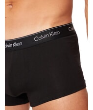 CALVIN KLEIN CK 3 boxeri elastici cu logo lurex b- argintiu, roșu, lurex argintiu lgs - Slip pentru bărbați - 4