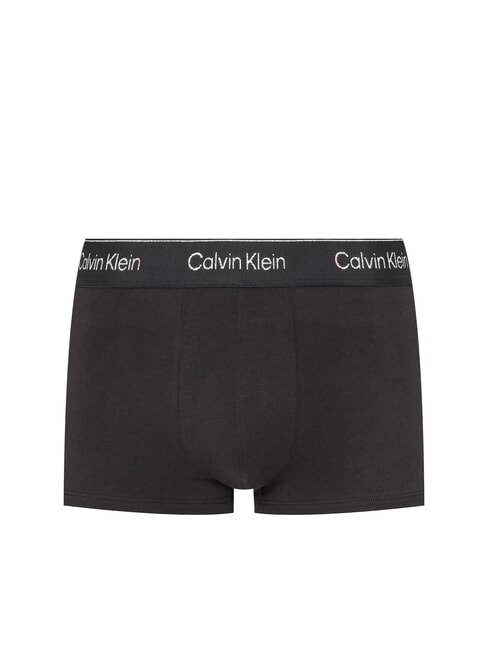 CK 3 boxeri elastici cu logo lurex b- argintiu, roșu, lurex argintiu lgs - Slip pentru bărbați