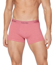 CALVIN KLEIN CK Pantaloni scurți boxer cu logo inimă pe toată suprafața inimioare monogramă fructe de pădure roz - Slip pentru bărbați - 3