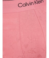 CALVIN KLEIN CK Pantaloni scurți boxer cu logo inimă pe toată suprafața inimioare monogramă fructe de pădure roz - Slip pentru bărbați - 5