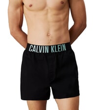 CALVIN KLEIN CK 2 boxeri b- alb, verde g&acirc;dilat lgs - Slip pentru bărbați - 2