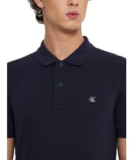 CALVIN KLEIN CK JEANS Tricou polo cu mânecă scurtă din bumbac cerul nopții - maiou Polo - 3
