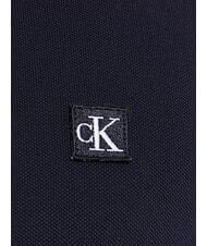 CALVIN KLEIN CK JEANS Tricou polo cu mânecă scurtă din bumbac cerul nopții - maiou Polo - 4