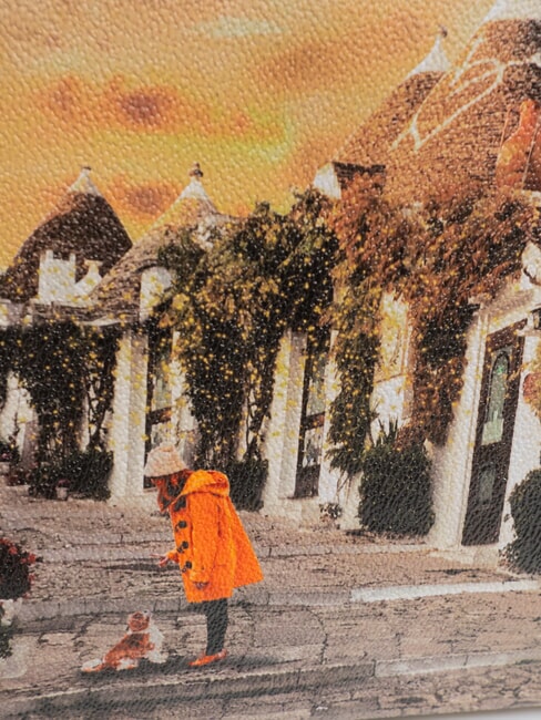 YESBAG Geantă de umăr viața în trulli - Genți femei