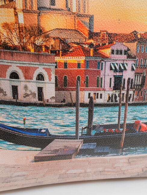 YESBAG Geantă de umăr Apus de soare la Veneția - Genți femei