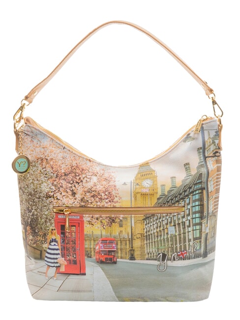 YESBAG Geantă de umăr Hobo Trandafir englezesc - Genți femei