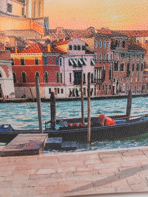 YESBAG Geantă de umăr Apus de soare la Veneția - Genți femei