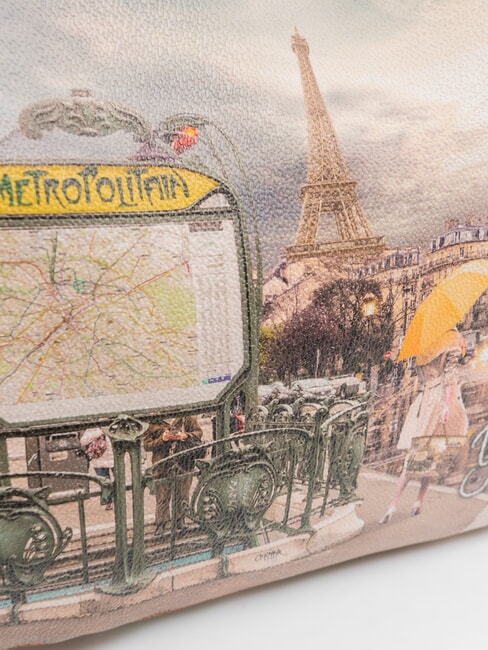 YESBAG Geantă de umăr Metroul din Paris - Genți femei
