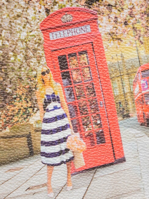 YESBAG Geantă de umăr cu clapă Trandafir englezesc - Genți femei