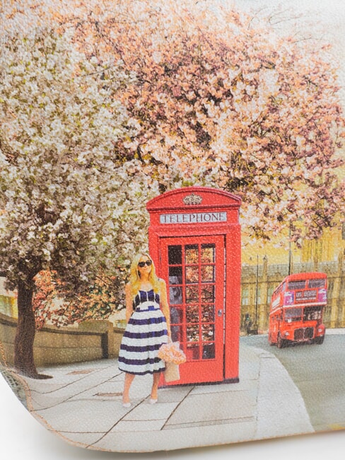 YESBAG  Geanta de umar imprimata Trandafir englezesc - Genți femei