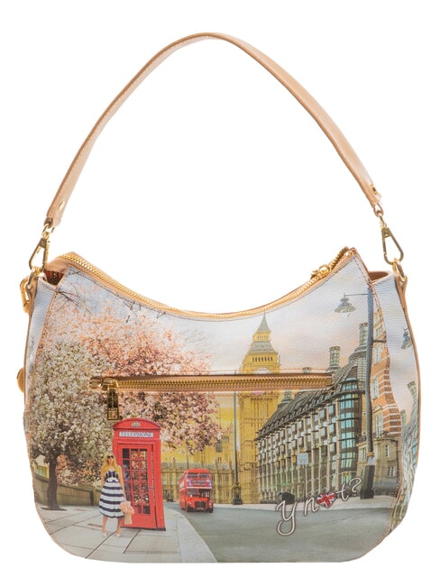 YESBAG  Geanta de umar imprimata Trandafir englezesc - Genți femei