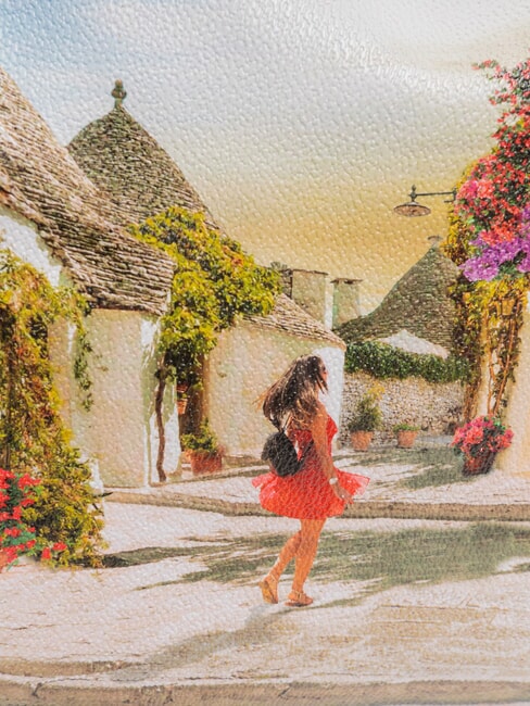 YESBAG  Geanta de umar imprimata Trullissima - Genți femei