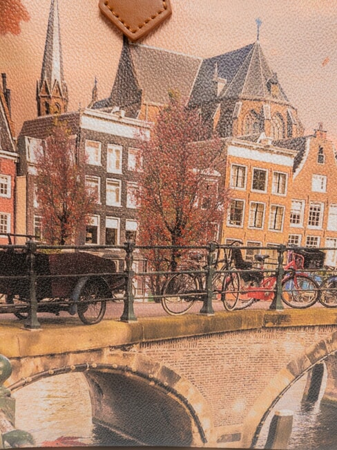 YESBAG Geantă de umăr râu de toamnă - Genți femei