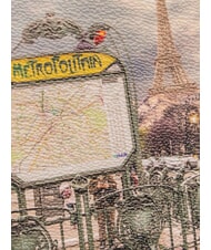 YNOT YESBAG Geantă de umăr Metroul din Paris - Genți femei - 3