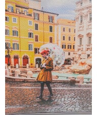 YNOT YESBAG Geantă de umăr imprimată Roma curcubeu - Genți femei - 4