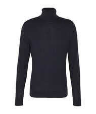 CALVIN KLEIN CK Pulover slim fit din l&acirc;nă cu guler &icirc;nalt cerul nopții - Pulovere pentru bărbați - 4