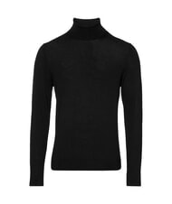 CALVIN KLEIN CK Pulover slim fit din lână cu guler înalt ck negru - Pulovere pentru bărbați - 4
