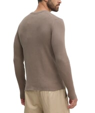 CALVIN KLEIN CK JEANS Pulover cu guler rotund și croială slim fit - Pulovere pentru bărbați