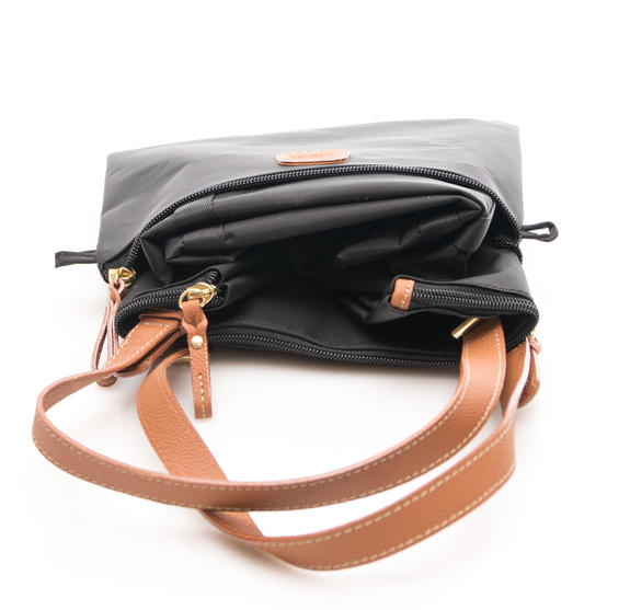 X-BAG Geanta de umăr/cu bretea Negru / Tabacc - Genți femei