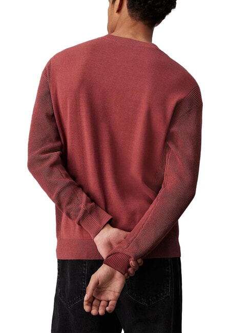 CK JEANS Pulover din bumbac cu logo unt de mere - Pulovere pentru bărbați