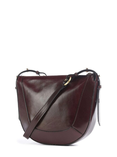 FEDORA Geanta de umar din piele cu clapa trebuie să adaugi aur - Genți femei