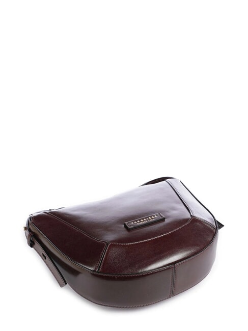 FEDORA Geanta de umar din piele cu clapa trebuie să adaugi aur - Genți femei