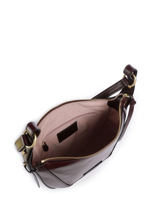 FEDORA Geanta de umar din piele cu clapa trebuie să adaugi aur - Genți femei