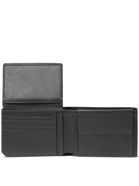 W137 Portofel din piele negru - Portofele bărbați