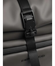 PIQUADRO CORNER SPECIALE GOMMATO Rucsac rulant pentru laptop de 15,6". GRI - Rucsacuri pentru laptop - 3