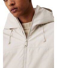 CALVIN KLEIN CK JEANS Jachetă cu glugă din material tehnic pelican - Geci de bărbați - 3