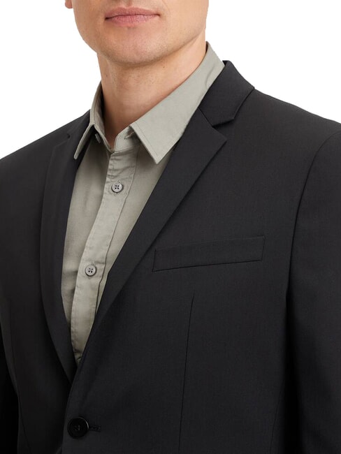 CK Sacou tip blazer din amestec de lână ck negru - Geci de bărbați