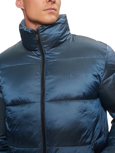 CK JEANS Jachetă căptușită strălucitoare Albastru China / negru CK - Jachete pentru bărbați