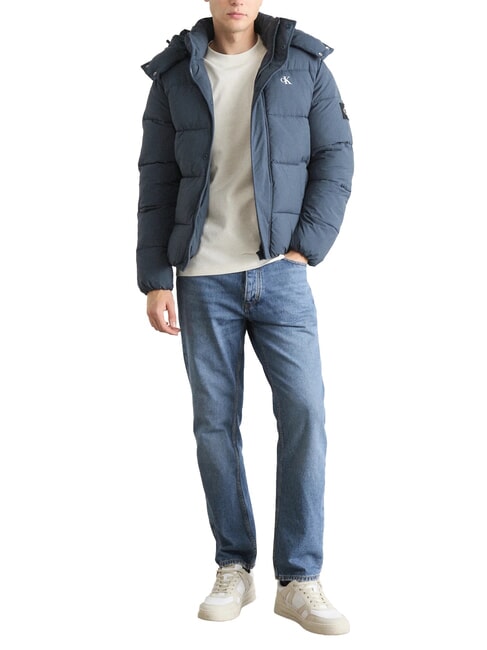 CK JEANS Jachetă căptușită cu glugă cerneală - Jachete pentru bărbați