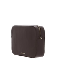 COCCINELLE TEBE Geantă mică din piele texturată brunetă - Genți femei - 2