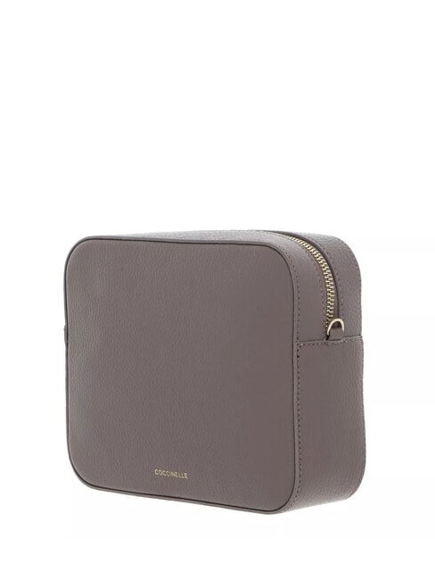 TEBE Geantă mică din piele texturată taupe cald 2 - Genți femei