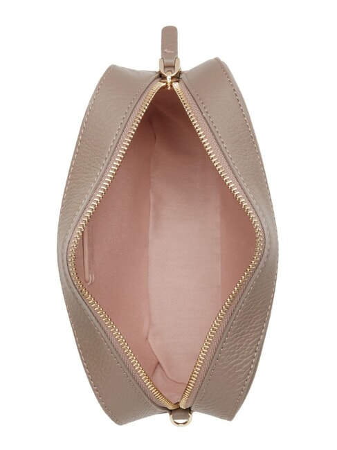 TEBE Geantă mică din piele texturată taupe cald 2 - Genți femei