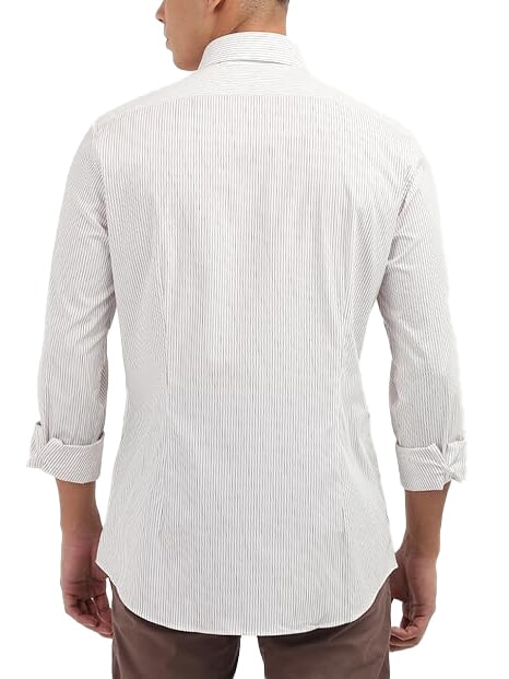 CK Cămașă cu mânecă lungă și dungi, croială slim fit Syrah - Cămăși pentru bărbați