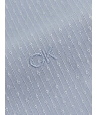 CALVIN KLEIN CK Cămașă cu mânecă lungă, croială slim, care nu necesită călcare vedere albastră - Cămăși pentru bărbați - 3