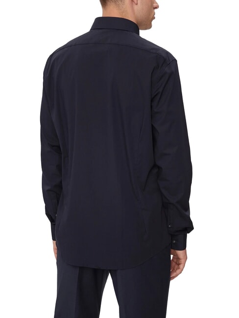 CK Cămașă slim fit din poplin de bumbac cerul nopții - Cămăși pentru bărbați