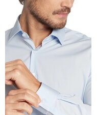 CALVIN KLEIN CK Cămașă elastică, croială regulată albastru calm - Cămăși pentru bărbați - 4