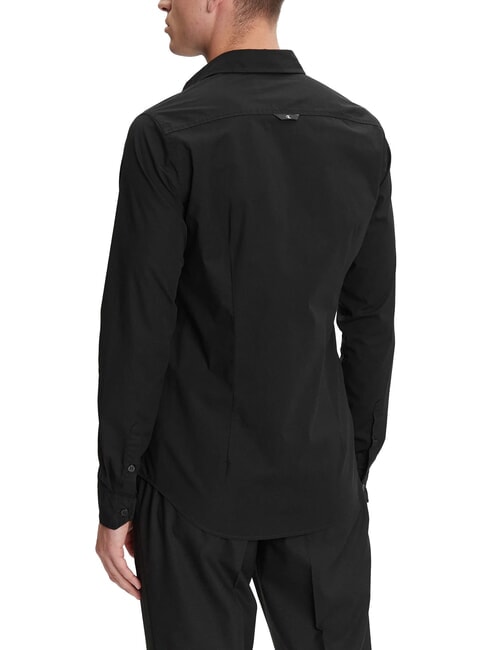 CK JEANS Cămașă slim fit cu mânecă lungă, elastică ck negru - Cămăși pentru bărbați