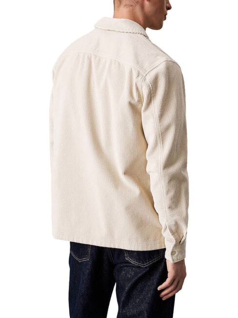 CK JEANS Cămașă cu mânecă lungă din catifea reiată, cu croială lejeră pelican - Cămăși pentru bărbați